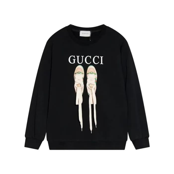 구찌 남성 베이직 블랙 맨투맨 - Gucci Mens Black Tshirts - gu10… - 1