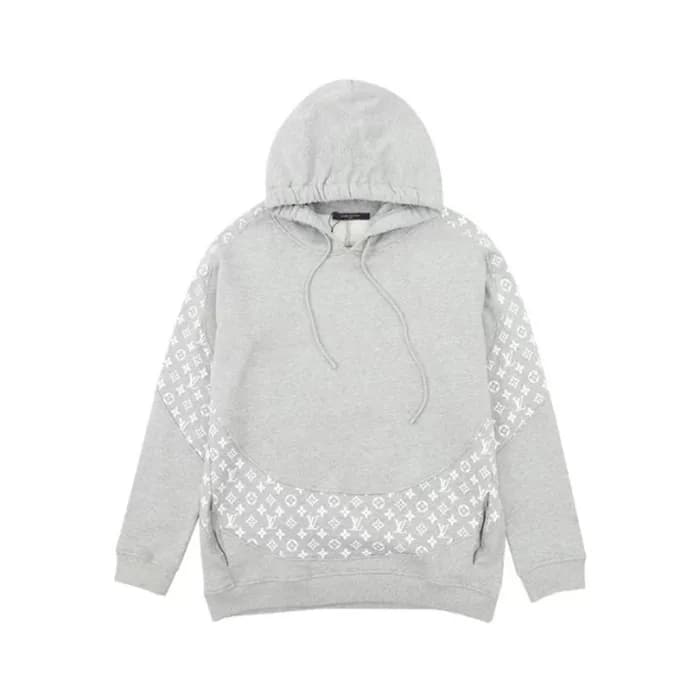 루이비통 남성 그레이 후드티 - Louis vuitton Mens Gray Hoodie -… - 1