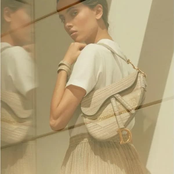 디올 여성 베이지 새들백 - Dior Womens Beige Saddle Bag - dib… - 1