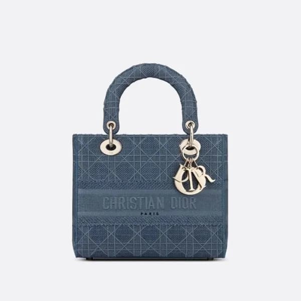 디올 여성 블루 레이디 백 - Dior Womens Blue Lady Bag - dib63… - 1
