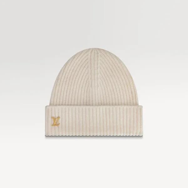 루이비통 남/녀 아이보리 비니 - Louis vuitton Unisex Ivory Bean… - 1