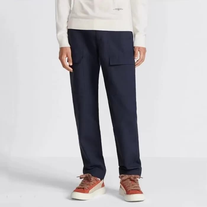 디올 남성 네이비 팬츠 - Dior Mens Navy Pants - dic15x - 1