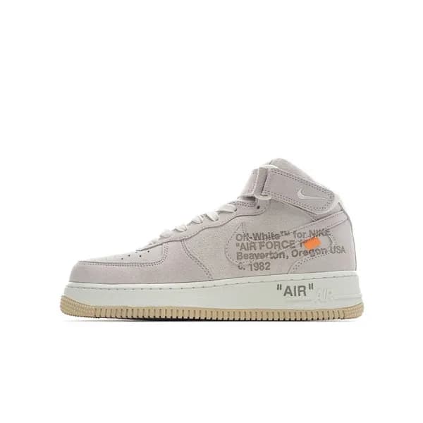 나이키 남/녀 베이지 하이탑 스니커즈 - Nike Air Force 1 Unisex Sne… - 1