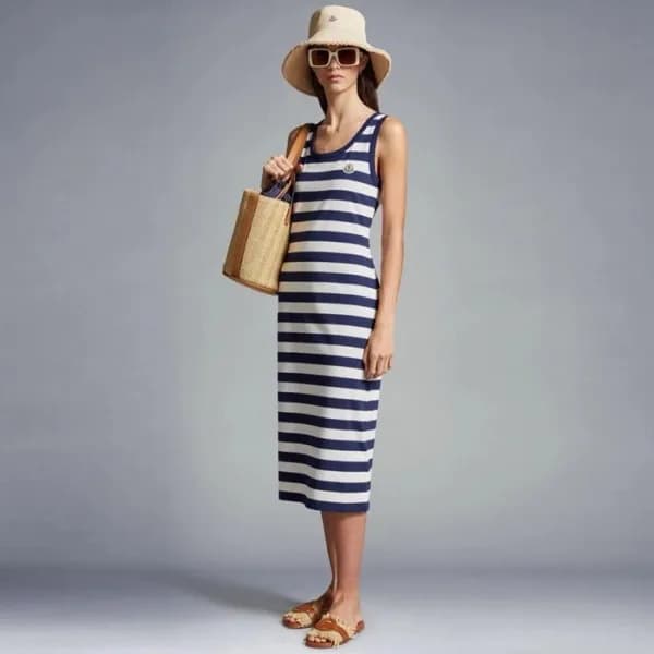 몽클레어 여성 네이비 원피스 - Moncler Womens Navy One-pieces -… - 1