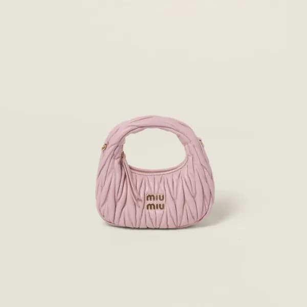 미우미우 여성 마테라쎄 미니 호보 백 - Miumiu Womens Matelasse Min… - 1