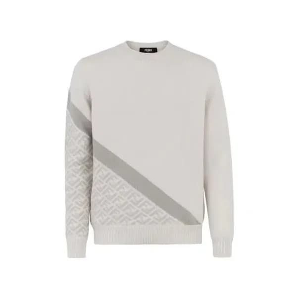 펜디 남성 라운드 스웨터 - Fendi Mens Round Sweater - fec3582… - 1