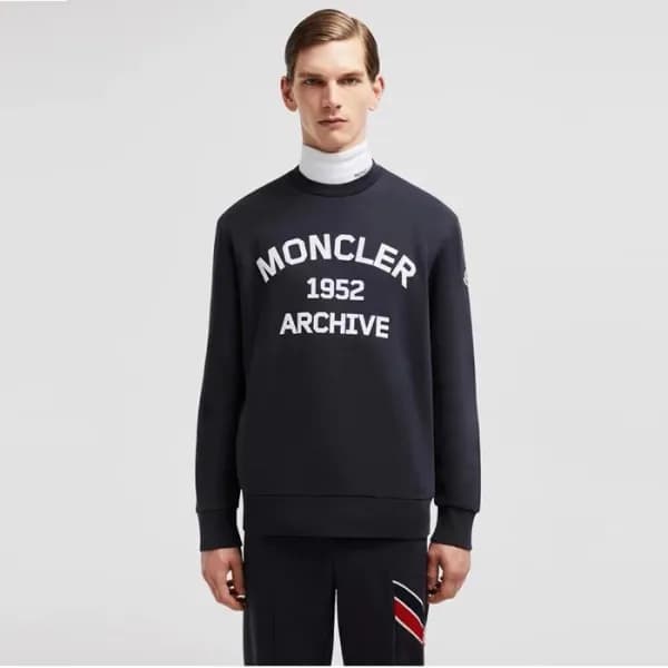 몽클레어 남성 크루넥 맨투맨 - Moncler Mens Round Tshirt - moc4… - 1