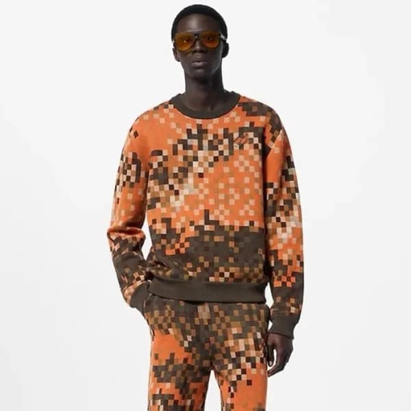 루이비통 남성 라운드 스웨터 - Louis vuitton Mens Round Sweater… - 1