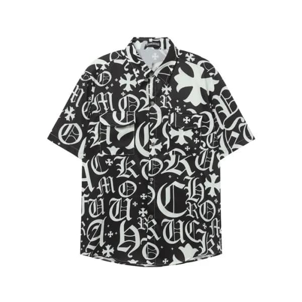 크롬하츠 남성 반팔 셔츠 - Chrom hearts Mens Polo Shirts - ch… - 1