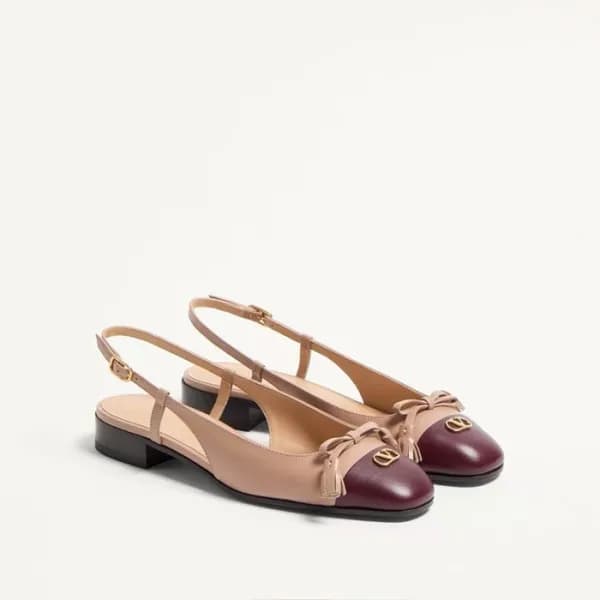 발렌티노 여성 발레 뒤 루아 슬링백 발레리나 - Valentino Womens Valet … - 1
