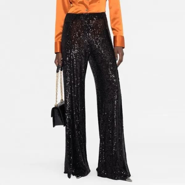 톰포드 여성 글리터 팬츠 - Tom Ford Womens Glitter Pants - to… - 1