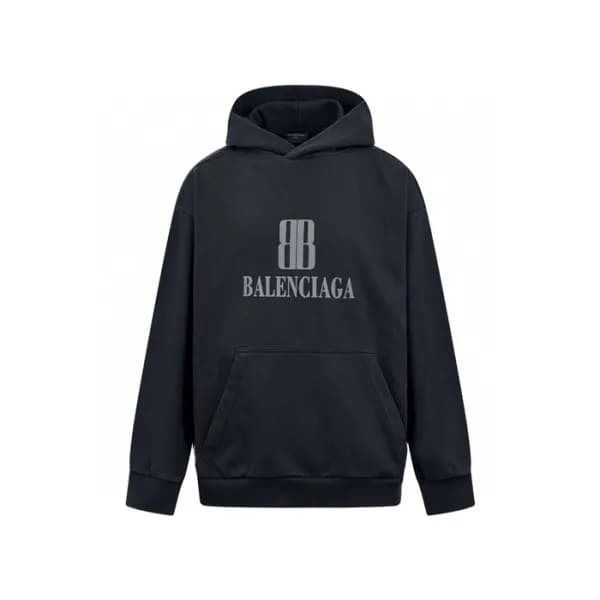 발렌시아가 남/녀 베이직 후드티 - Balenciaga Unisex Basic Hoodie… - 1