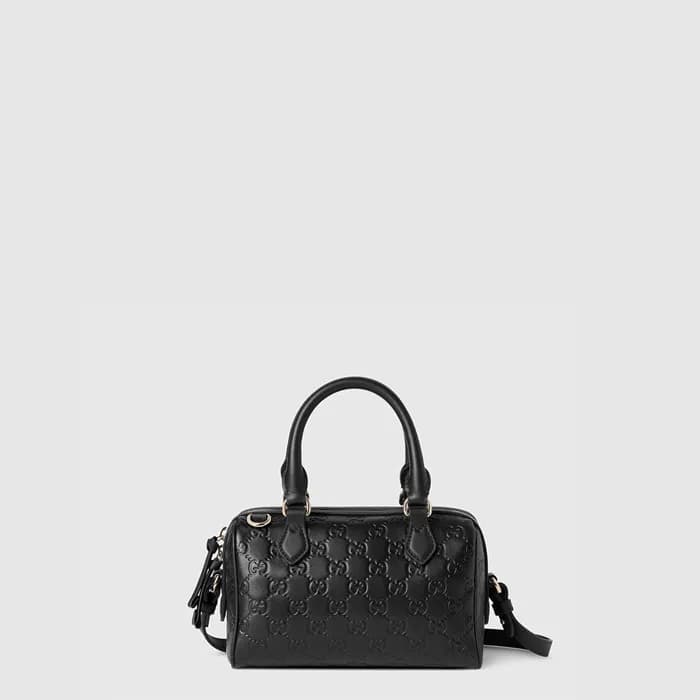 구찌 여성 GG 엠블럼 스몰 보스턴백 - Gucci Womens GG Emblem Smal… - 1