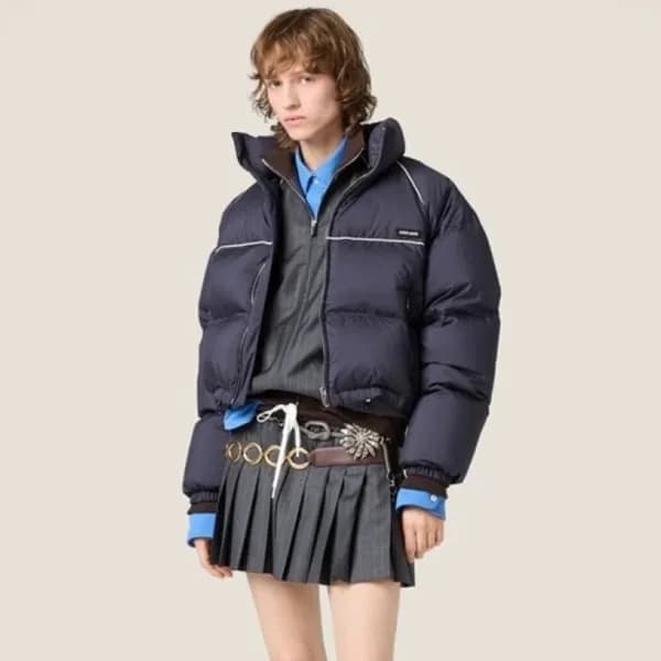 미우미우 여성 다운 패딩 - Miumiu Womens Down Padding - mic13… - 1