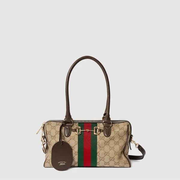 구찌 여성 보르세토 미디엄 보스턴백 - Gucci Womens Borsetto Medium… - 1