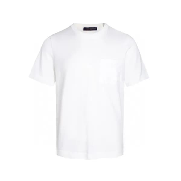 루이비통 남성 라운드 반팔 티셔츠 - Louis vuitton Mens Round Tshi… - 1