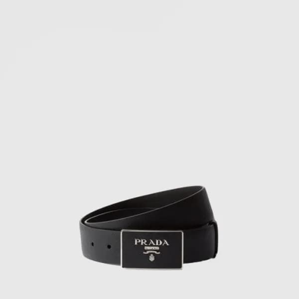 프라다 남성 사피아노 벨트 - Prada Mens Saffiano Belt - bel438… - 1
