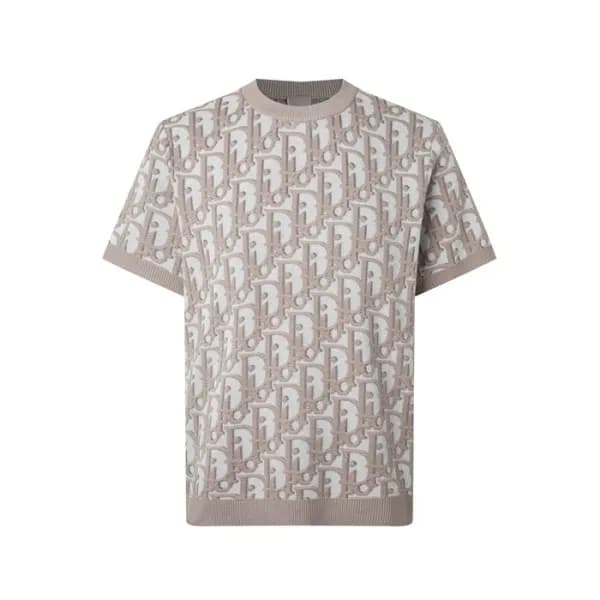 디올 남성 오블리크 티셔츠 - Dior Mens Oblique Tshirt - dic151… - 1