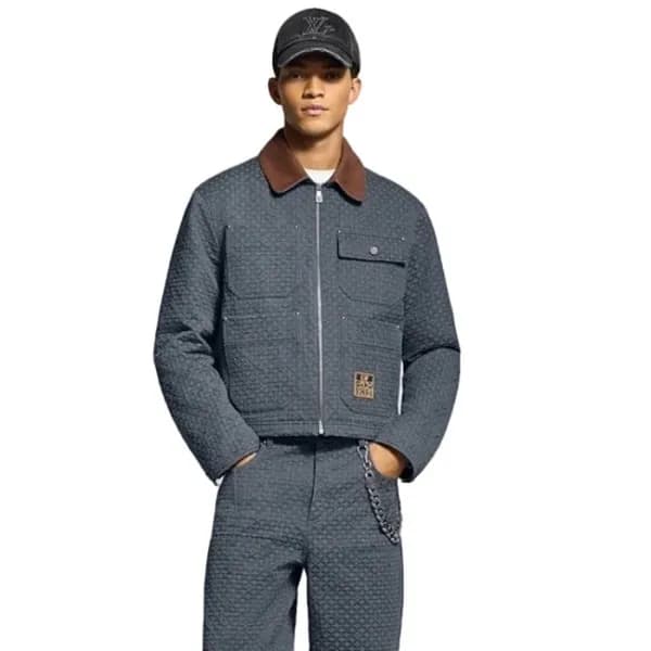 루이비통 남성 데님 자켓 - Louis vuitton Mens Denim Jacket - lvc17310x - 1