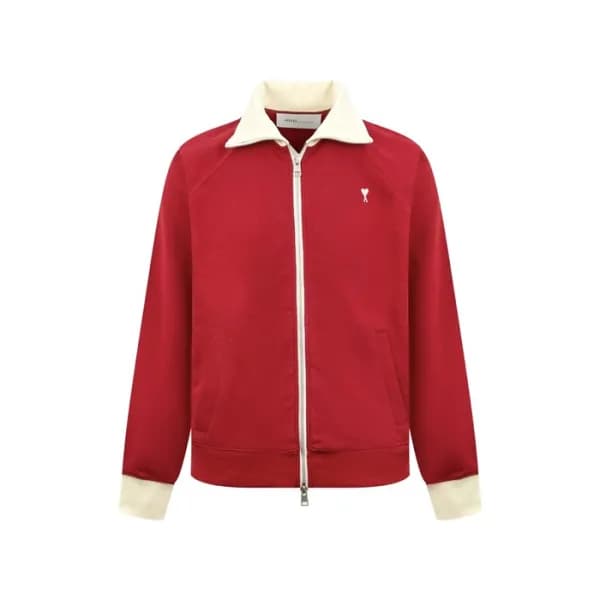 아미 남성 집업 재킷 - Ami Mens Zip Up Jacket - amc17973x - 1