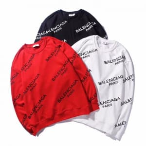 BALENCIAGA 2018 LOGO COTTEN HOOD TEE - 발렌시아가 로고 코튼… - 1