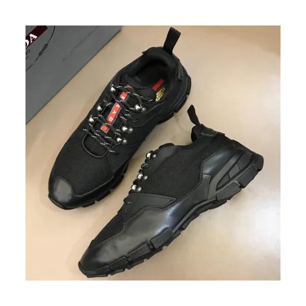 PRADA 2018 MENS LEATHER running shoes - 프라다 남성 레더 … - 1