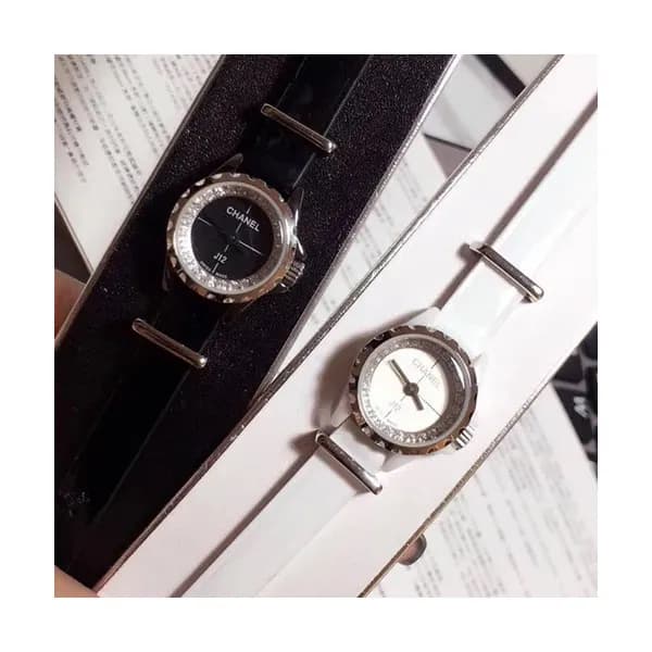 CHANEL LADIES QUARTZ - 샤넬 레이디스 쿼츠 ,2색(블랙,화이트) - 1