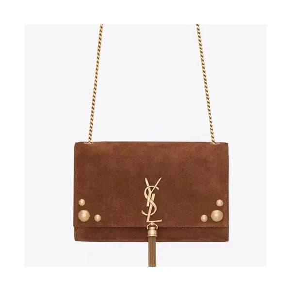 Saint Laurent Women Tassel Chain Satchel Shoulder … - 1