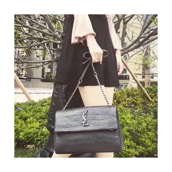 Saint Laurent Women West Hollywood Monogram Should… - 1