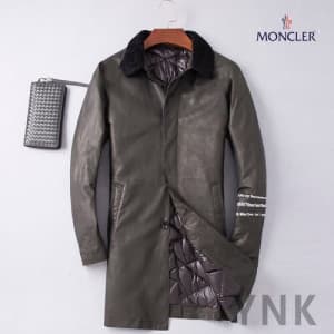 [미러급] MONCLER 2018 MENS DOWN PADDING LEATHER COAT … - 1