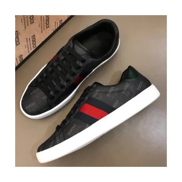 GUCCI 2018 MENS LEATHER SKEAKERS - 구찌 남성 레더 스니커즈 G… - 1