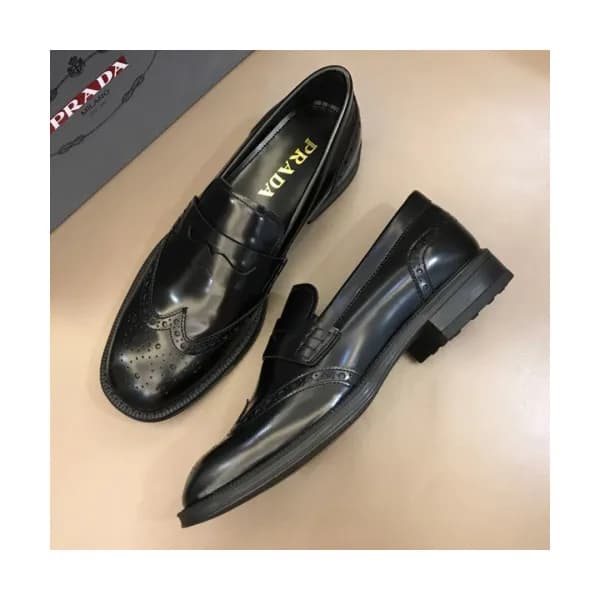 [커스텀급] Prada 2018 Mens Leather Loafer - 프라다 남성 레더… - 1