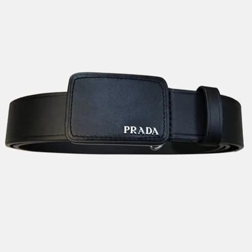 Prada 2019 Mens Saffiano Business Leather Belt - 프… - 1