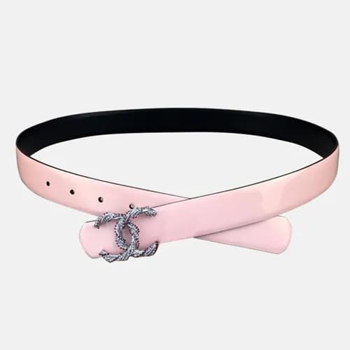 Chanel 2019 Ladies Classic CC Buckle Leather Belt … - 1