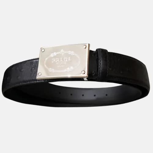 Prada 2019 Mens Classic Box Logo Business Leather … - 1
