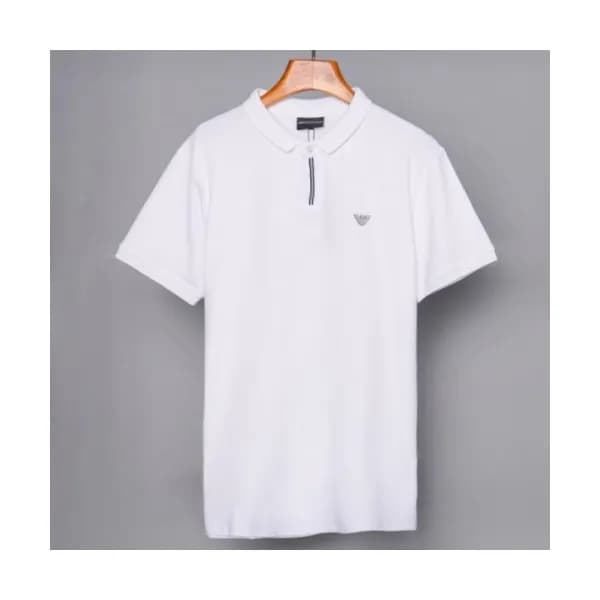 Armani 2019 Mens Polo Cotton Short Sleeved Tshirt … - 1