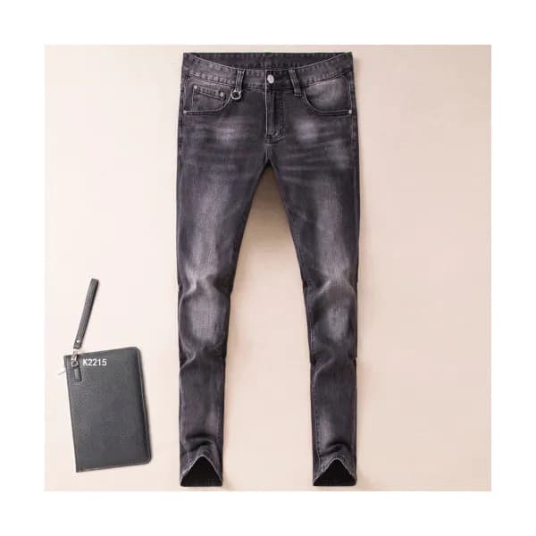 Armani 2019 Mens Empreinte Logo Slim Fit Denim Pan… - 1