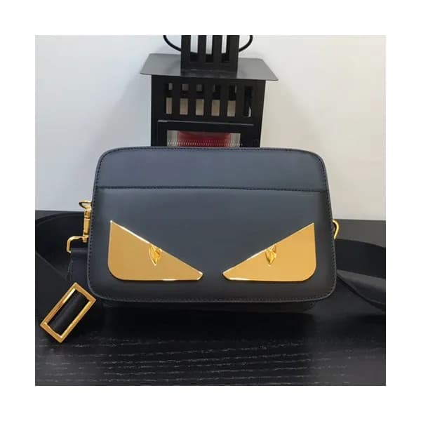 Fendi 2019 Leather Bag Bugs Shoulder Bag,23CM - 펜디… - 1