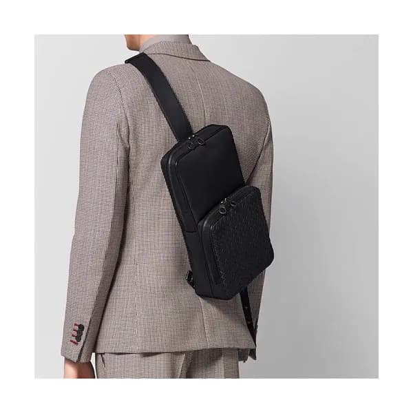 Bottega Veneta 2019 Canvas&Leather Hip Sack,37cm … - 1
