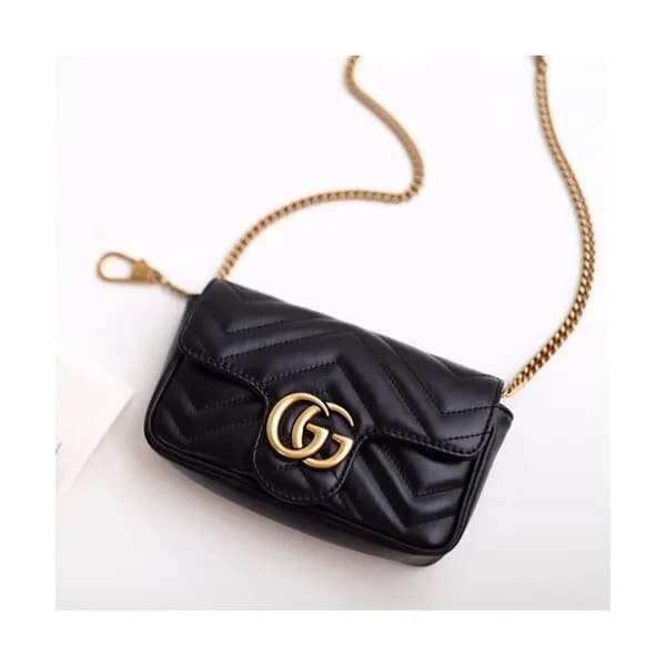 Gucci GG Marmont Matlase Super Mini Women Shoulder… - 1
