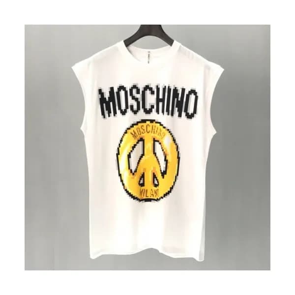Moschino 2019 Mm/Wm Logo Crew -neck Cotton Short S… - 1