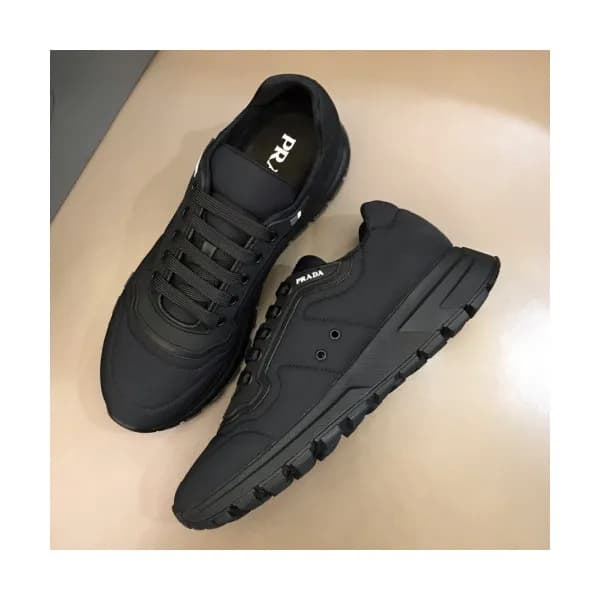 Prada 2019 Mens Casual Logo Leather Runner - 프라다… - 1