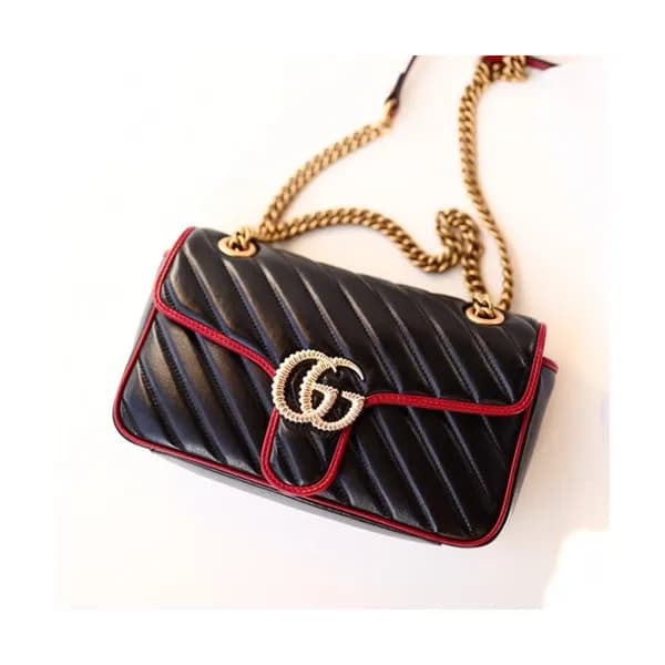 Gucci GG Marmont Matlase Women Shoulder Bag,26CM -… - 1