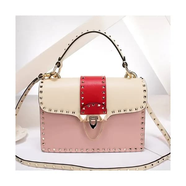 Valentino 2019 Leather Tote Shoudler Cross Bag,24… - 1