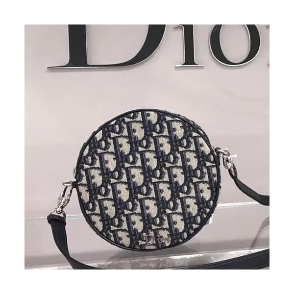 Dior 2019 Oblique Round Shoulder Bag,15.5CM - 디올 2… - 1