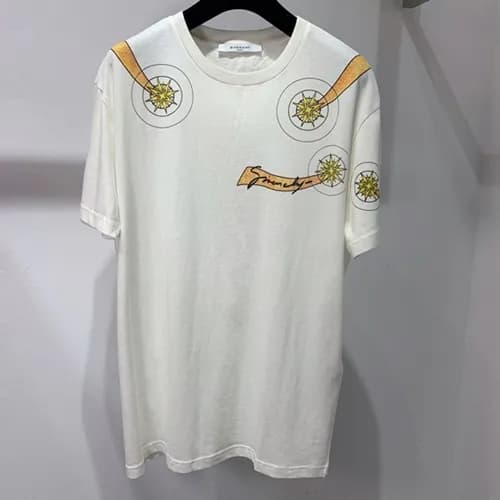 Givenchy 2019 Mm/Wm Logo Oversize Cotton Short Sle… - 1
