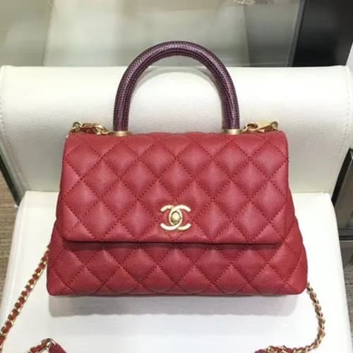 Chanel 2019 Coco Chain Handle Shoulder Bag,23/28CM… - 1