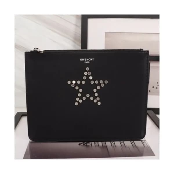 Givenchy 2019 Leather Clutch Bag,30cm - 지방시 2019 레… - 1