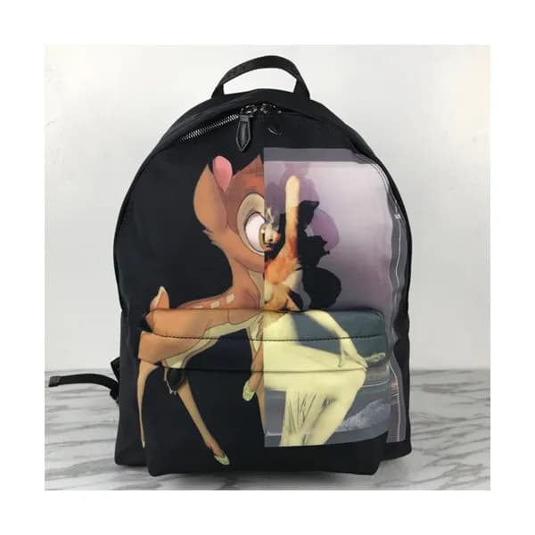 Givenchy 2019 Canvas & Leather Back Pack,41cm - 지방… - 1