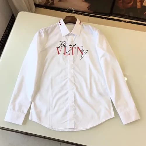 Valentino 2019 Mm/Wm Logo Slim Fit Cotton Short Sl… - 1